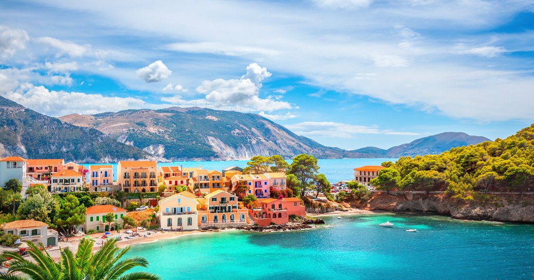 Tiny village of Assos in Kefalonia, Greece