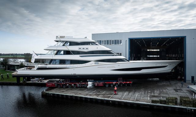 Royal Huisman Project 406 prepares for imminent launch