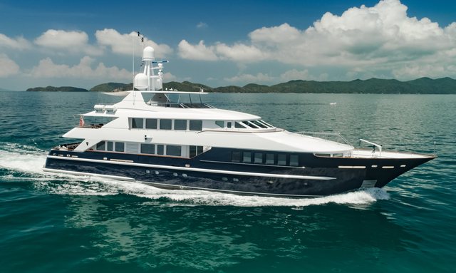 Superyacht charter LADY AZUL announces winter 2024/2025 availability for incredible Thailand yacht charters